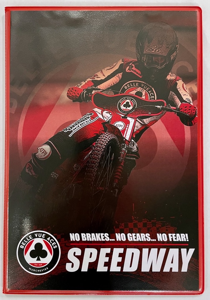 Programme Board - Speedway Design (Red)