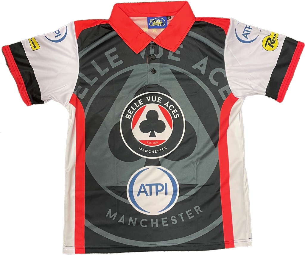 Team Polo Shirt Circle Design